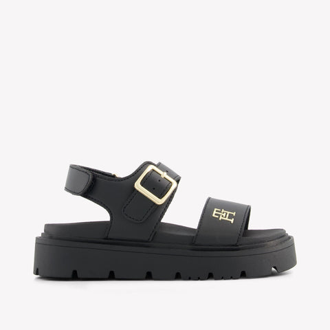 Tommy Hilfiger Girls Sandals In Black