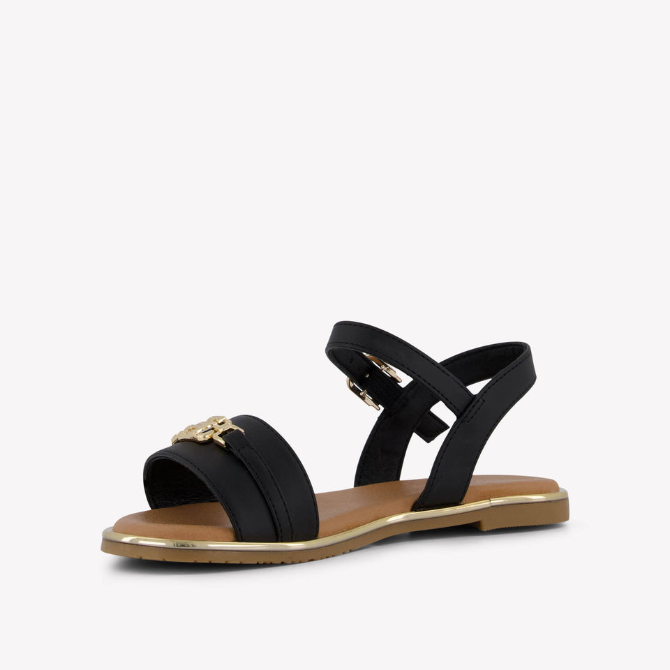 Tommy Hilfiger Girls Sandals In Black