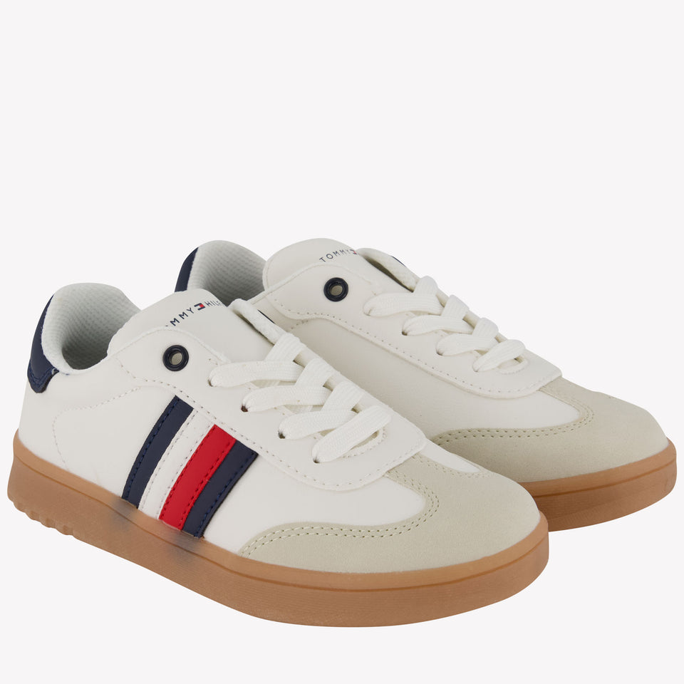 Tommy Hilfiger Boys Sneakers in White