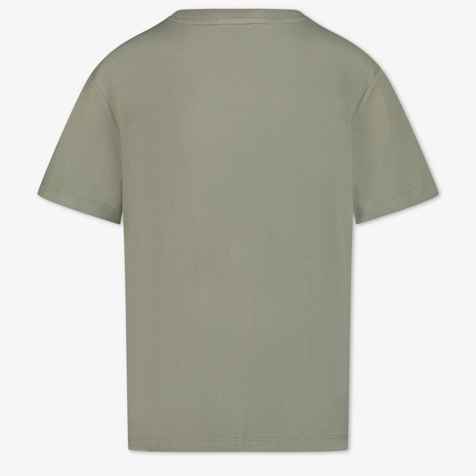 Armani Kids Boys T-Shirt in Beige