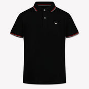 Armani Kinder Jongens Polo In Zwart