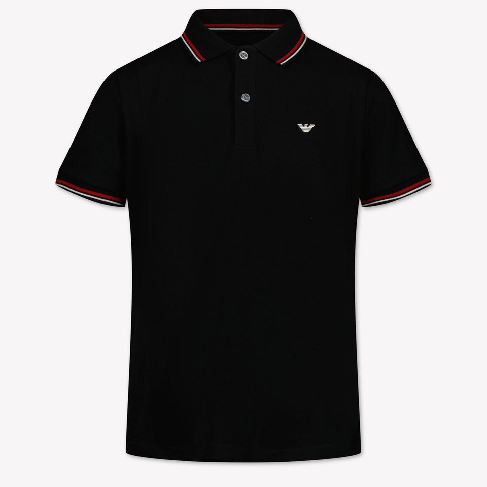 Armani Kinder Jongens Polo In Zwart