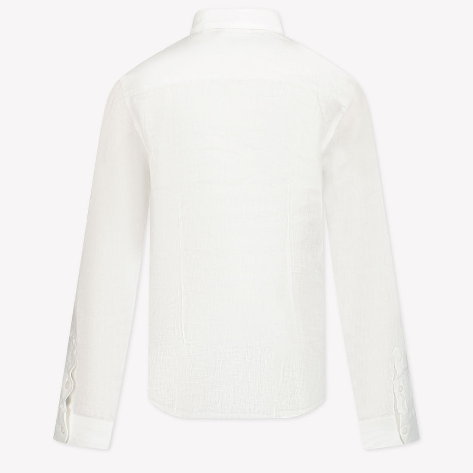 Armani Kids Boys Blouse in White