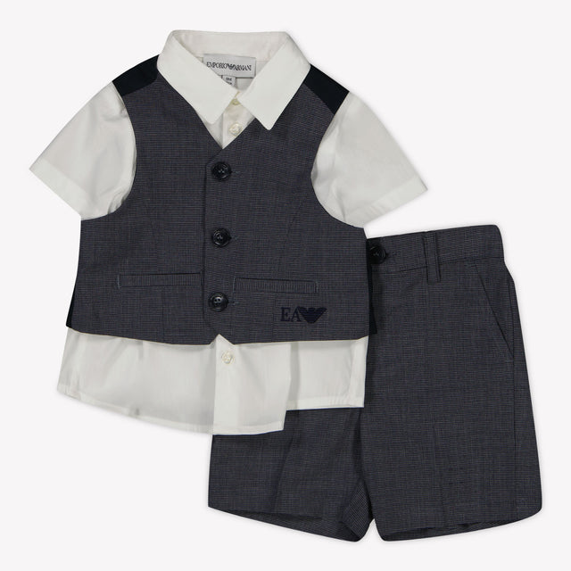 Armani Baby Jongens Setje In Navy