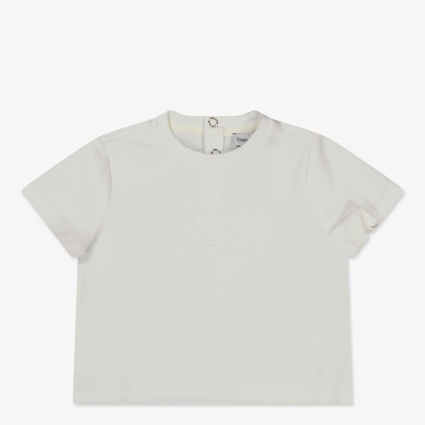 Armani Baby Jongens T-Shirt In Off White