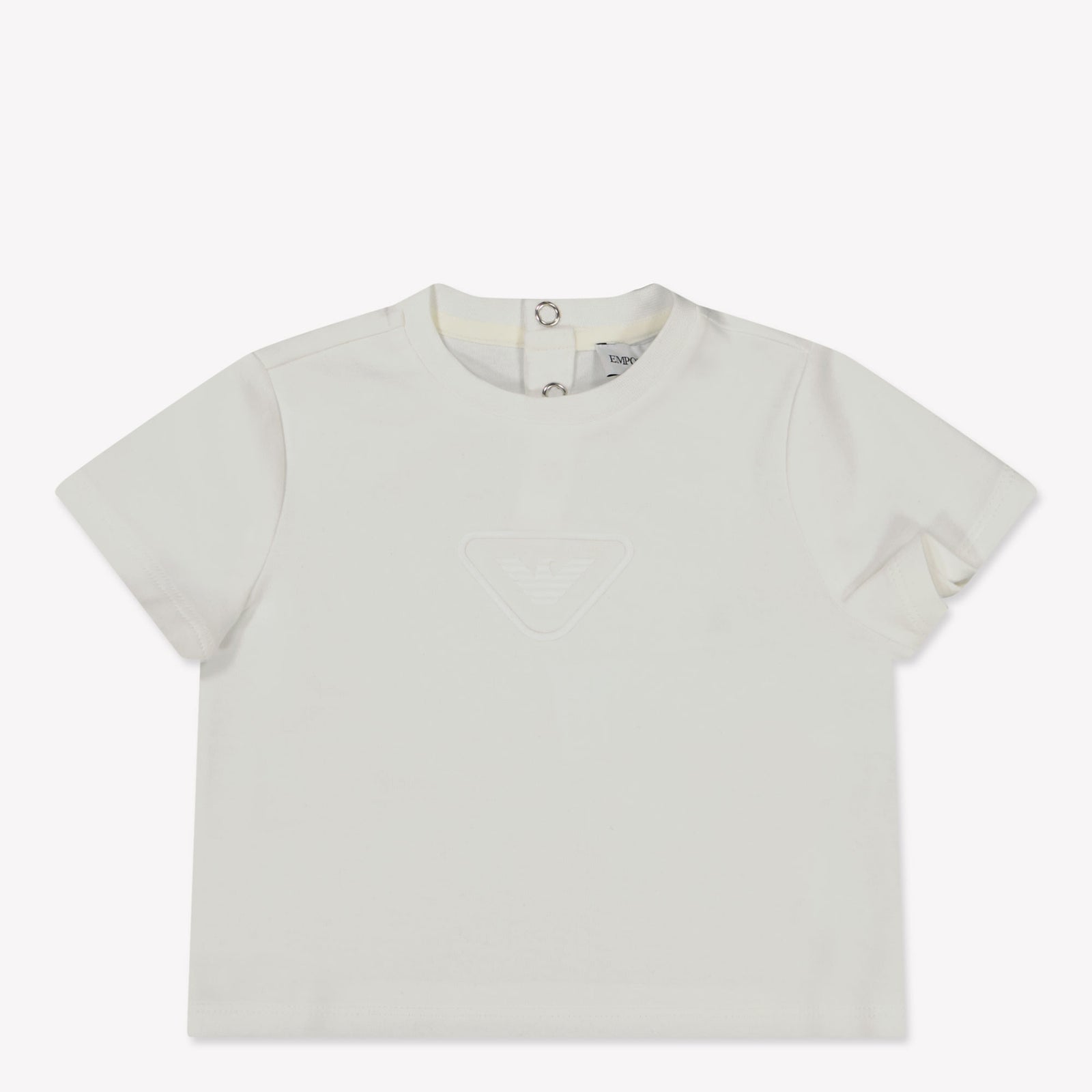 Armani Baby Jongens T-Shirt In Off White