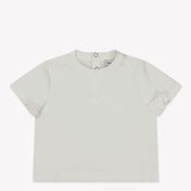 Armani Baby Boys T-Shirt in OffWhite