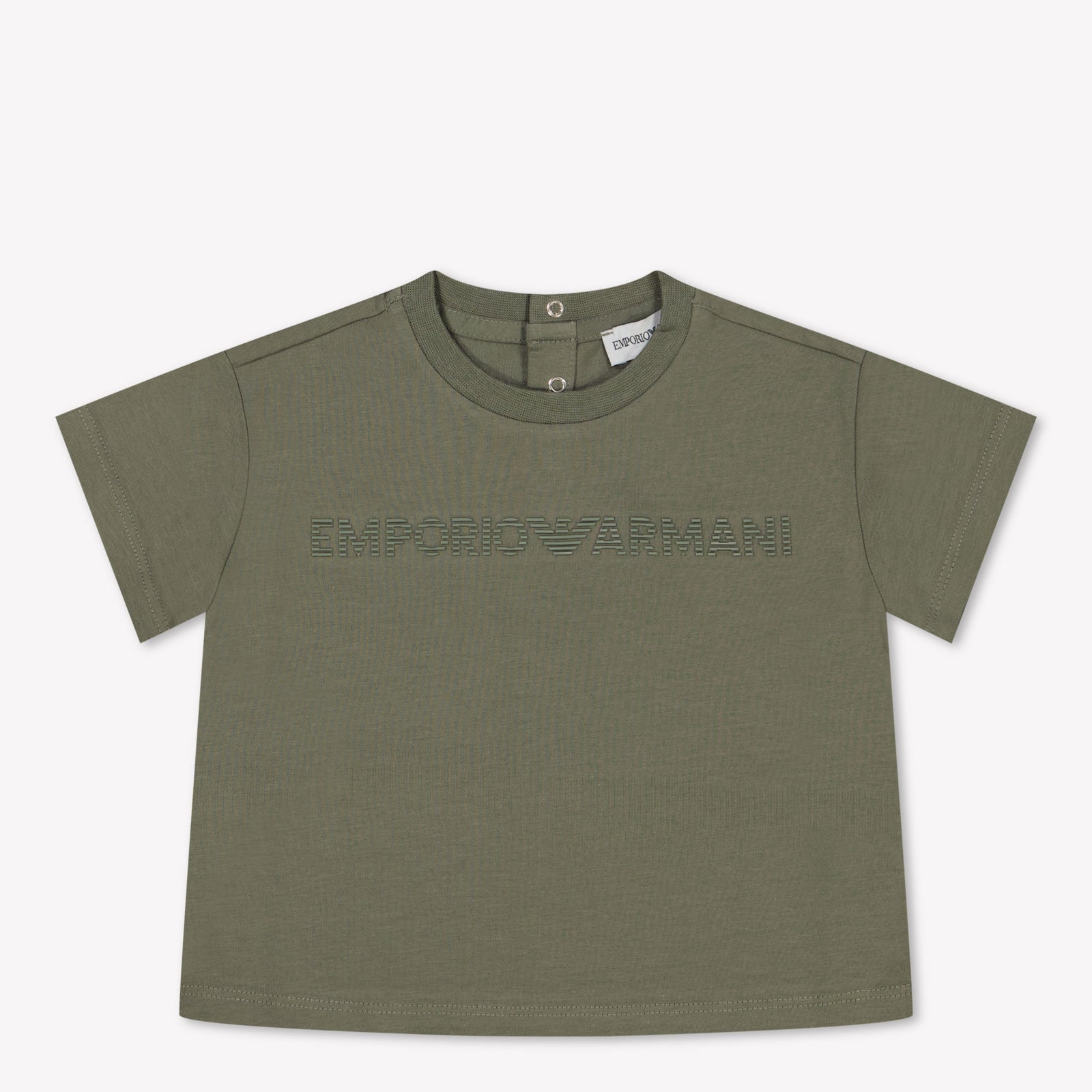 Armani Baby Jongens T-Shirt In Taupe