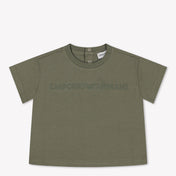 Armani Baby Boys T-Shirt in Taupe