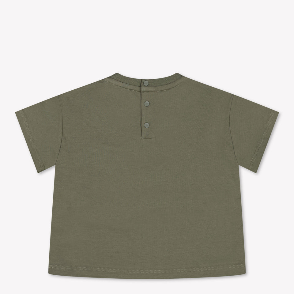 Armani Baby Boys T-Shirt in Taupe