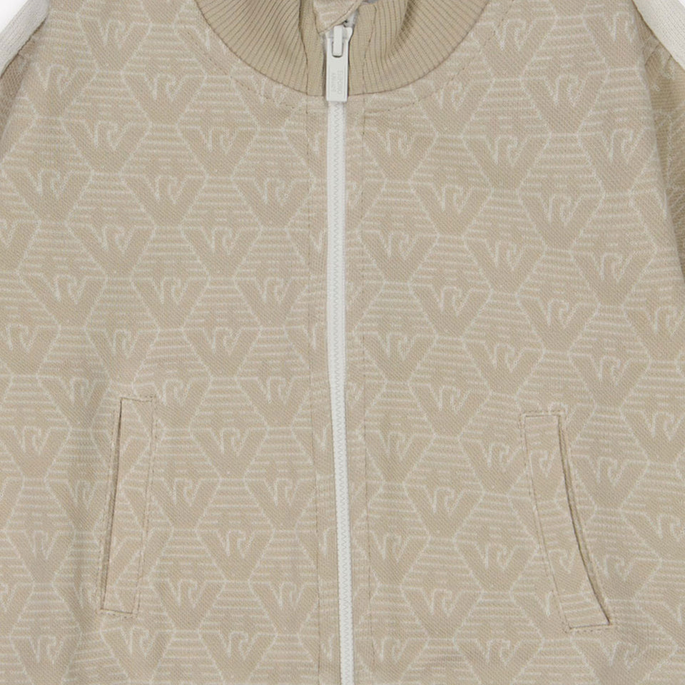 Armani Baby Boys Cardigan in Beige