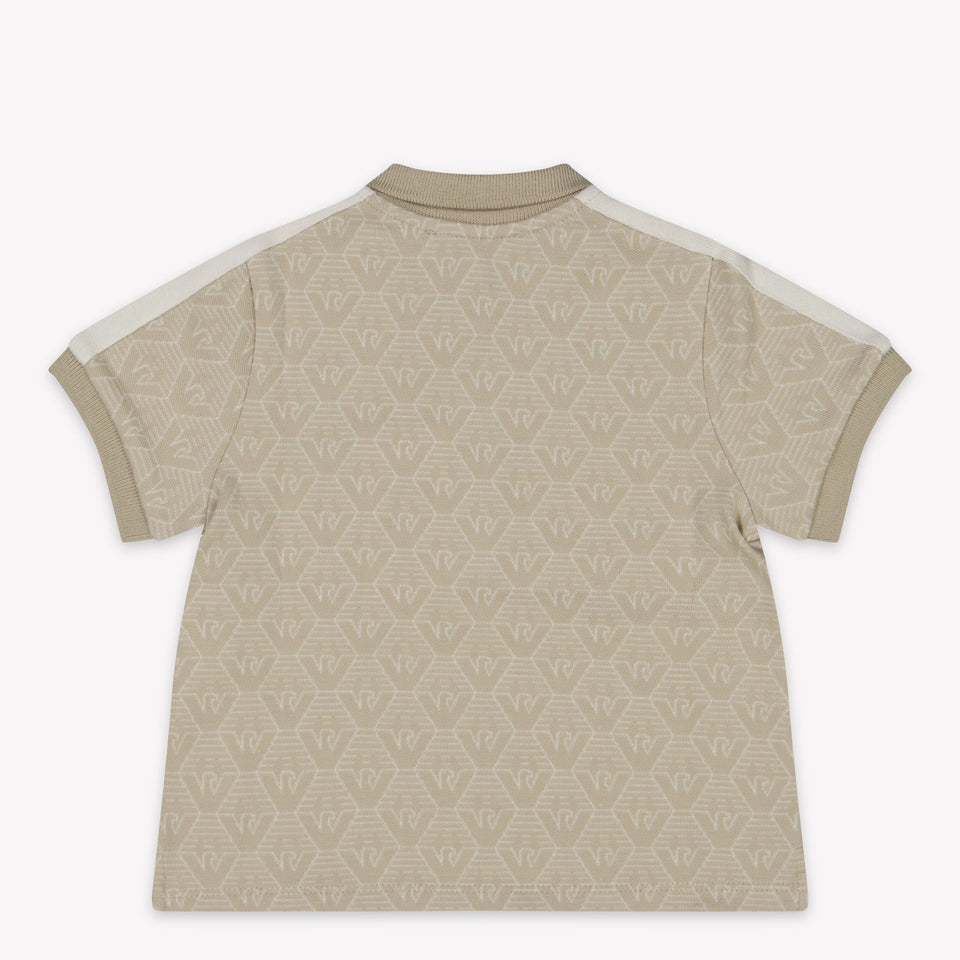 Armani Baby Boys Polo In Beige