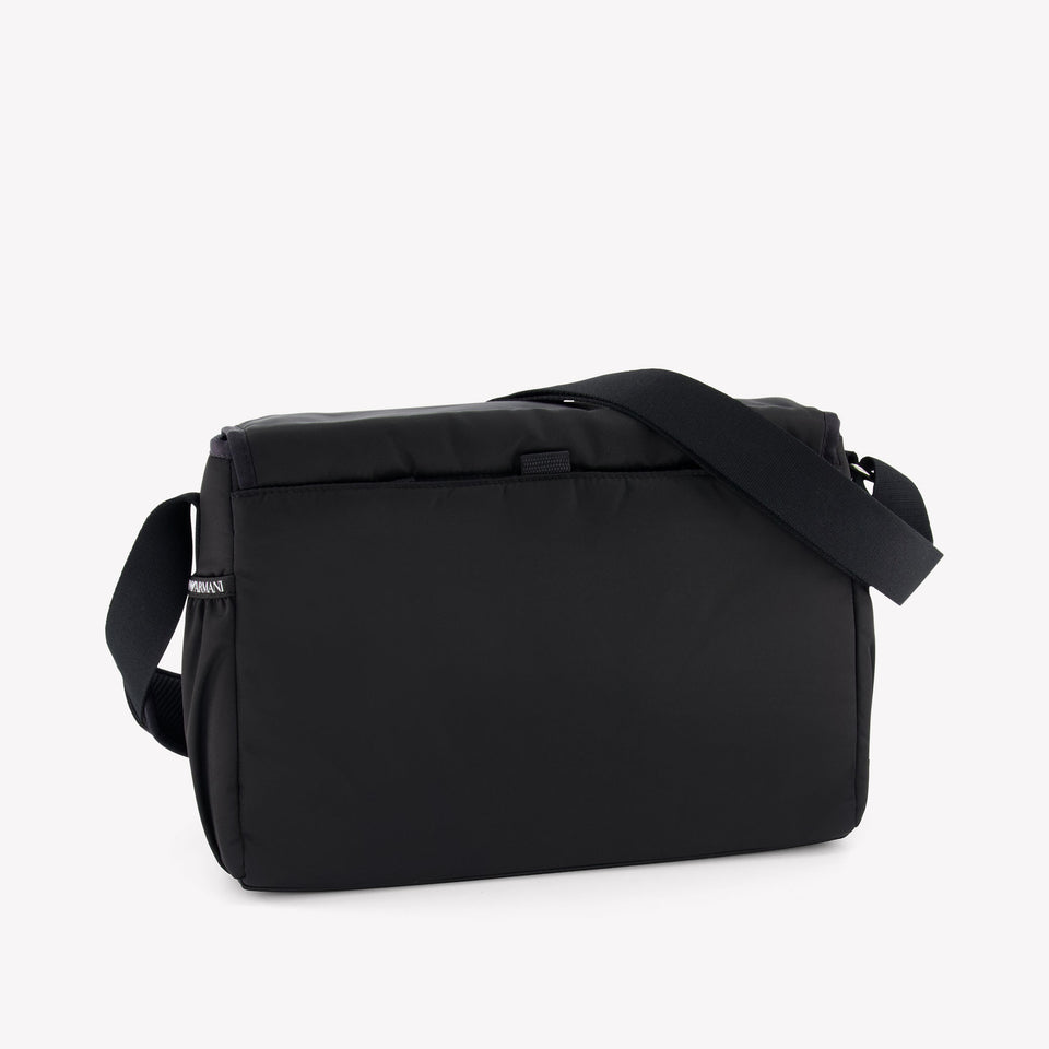 Armani Baby Unisex Diaperbag  Black
