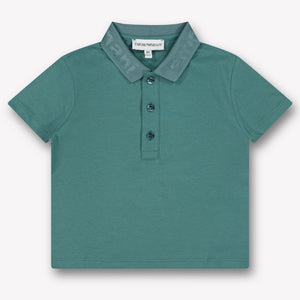 Armani Baby Boys Polo  Dark Green