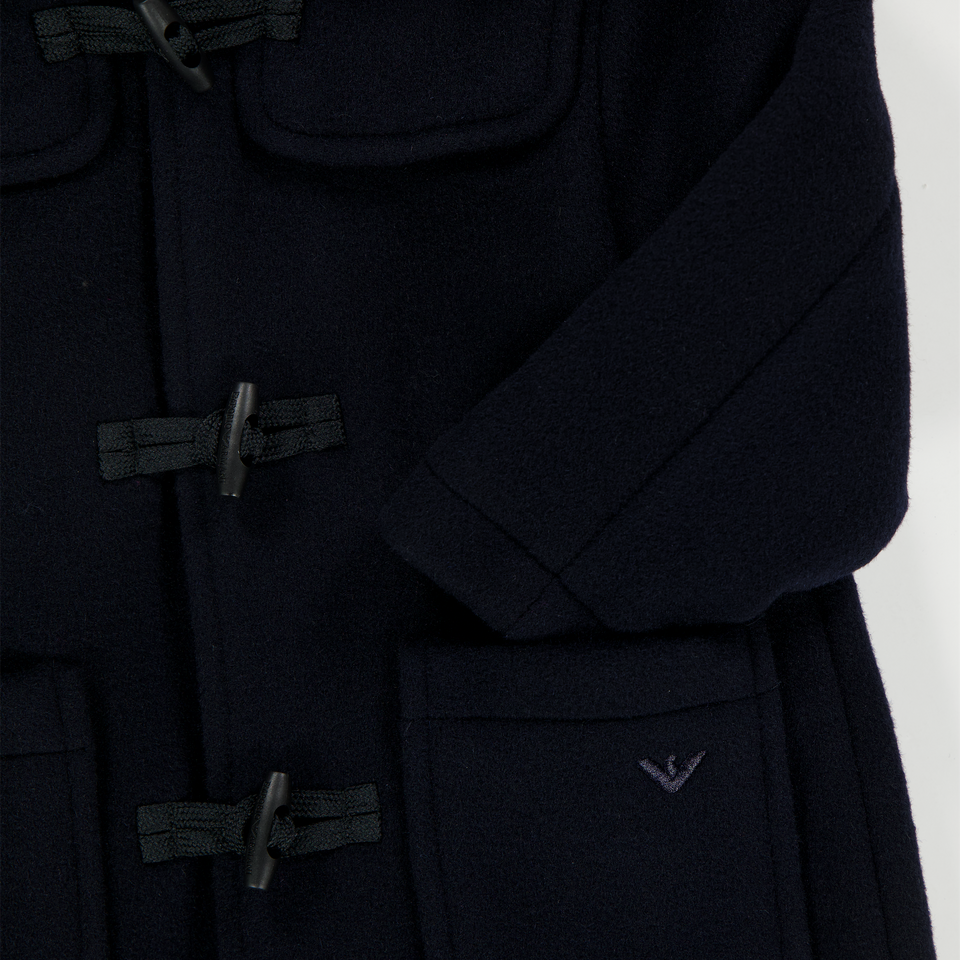 Armani Baby Jongens Winterjas In Donker Blauw