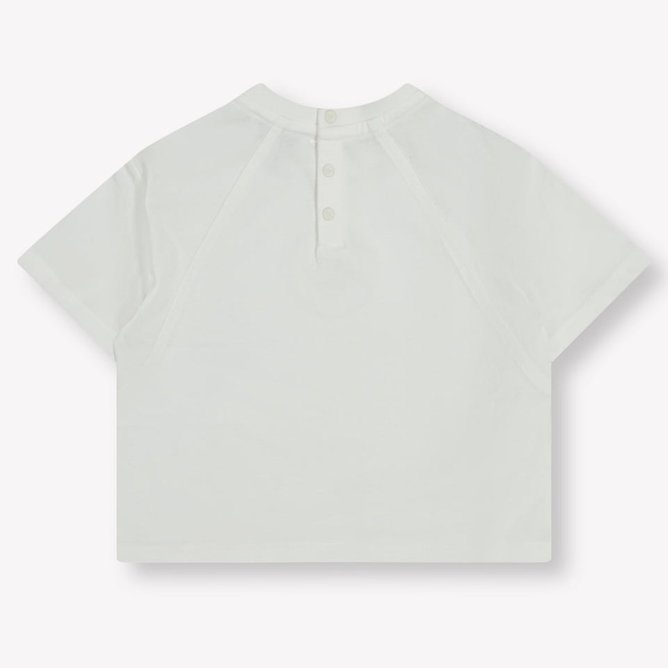 Armani Baby Jongens T-Shirt In Wit