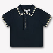 Armani Baby Jongens Polo In Donker Blauw