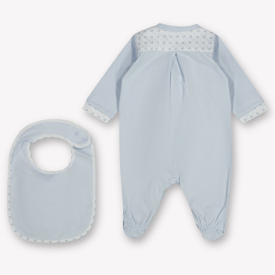 Armani Baby Meisjes Boxpakje In Licht Blauw