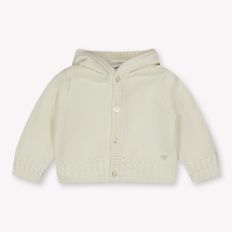 Armani Baby Girls Vest Cream