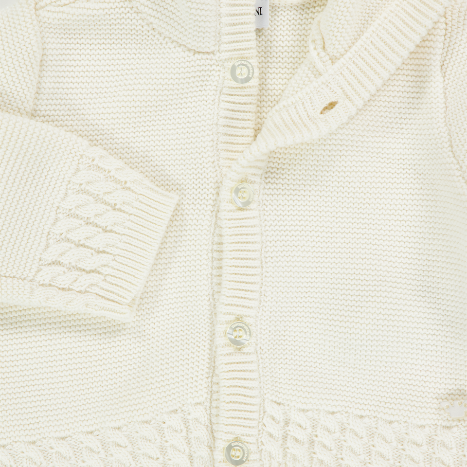 Armani Baby Girls Vest Cream