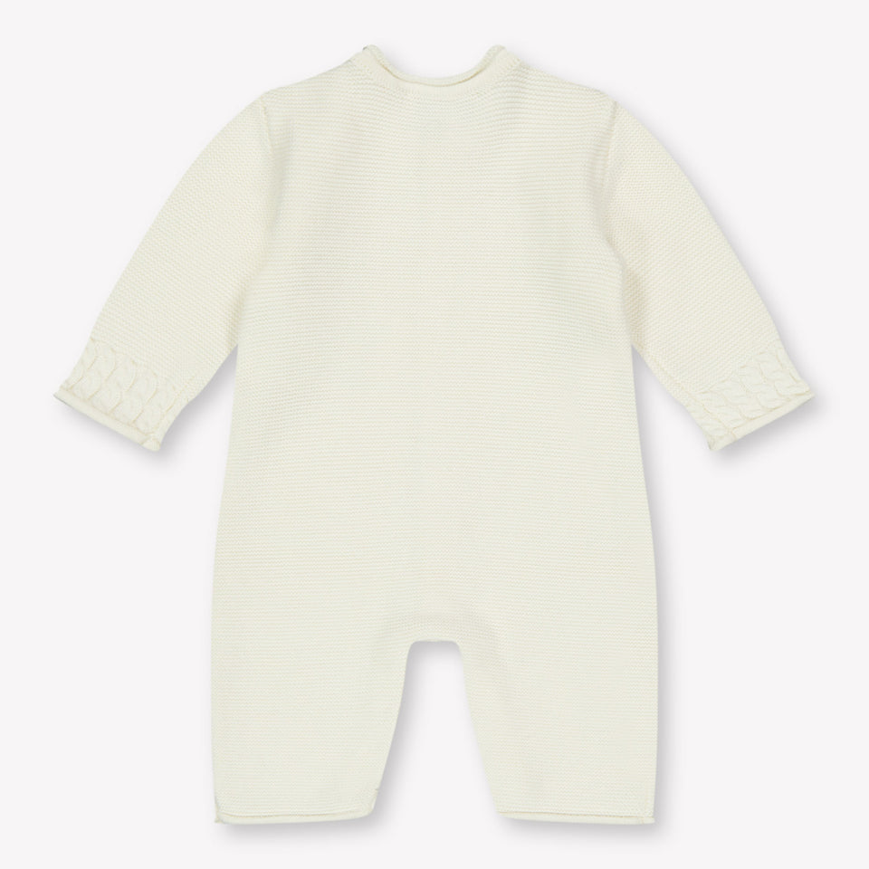 Armani Baby Unisex Box suit in Cream