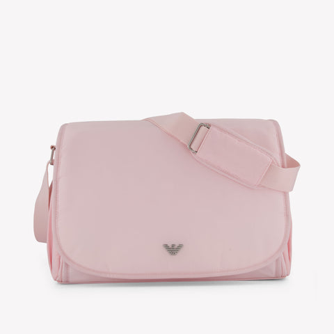 Armani Baby Meisjes Luiertas In Licht Roze