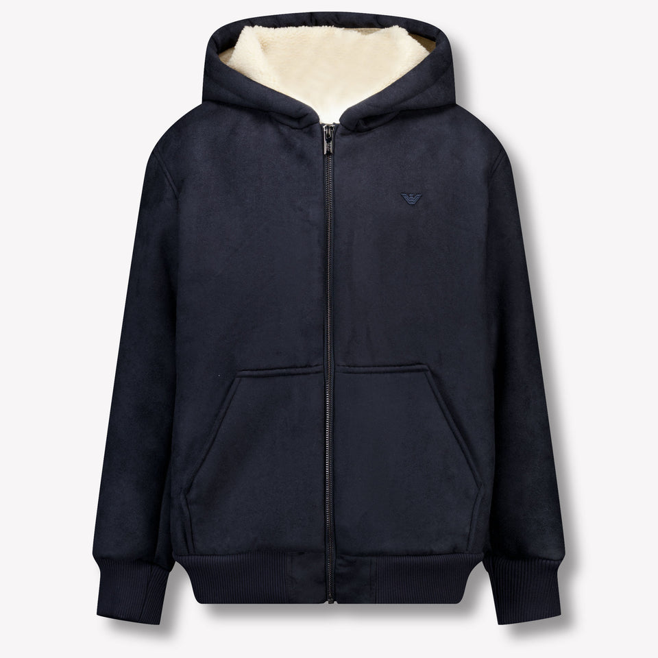 Armani Kids Boys Winter Jacket  Navy