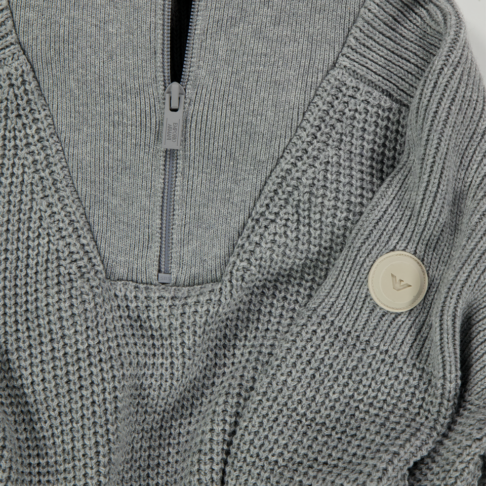 Armani Kinder Jongens Trui In Grijs