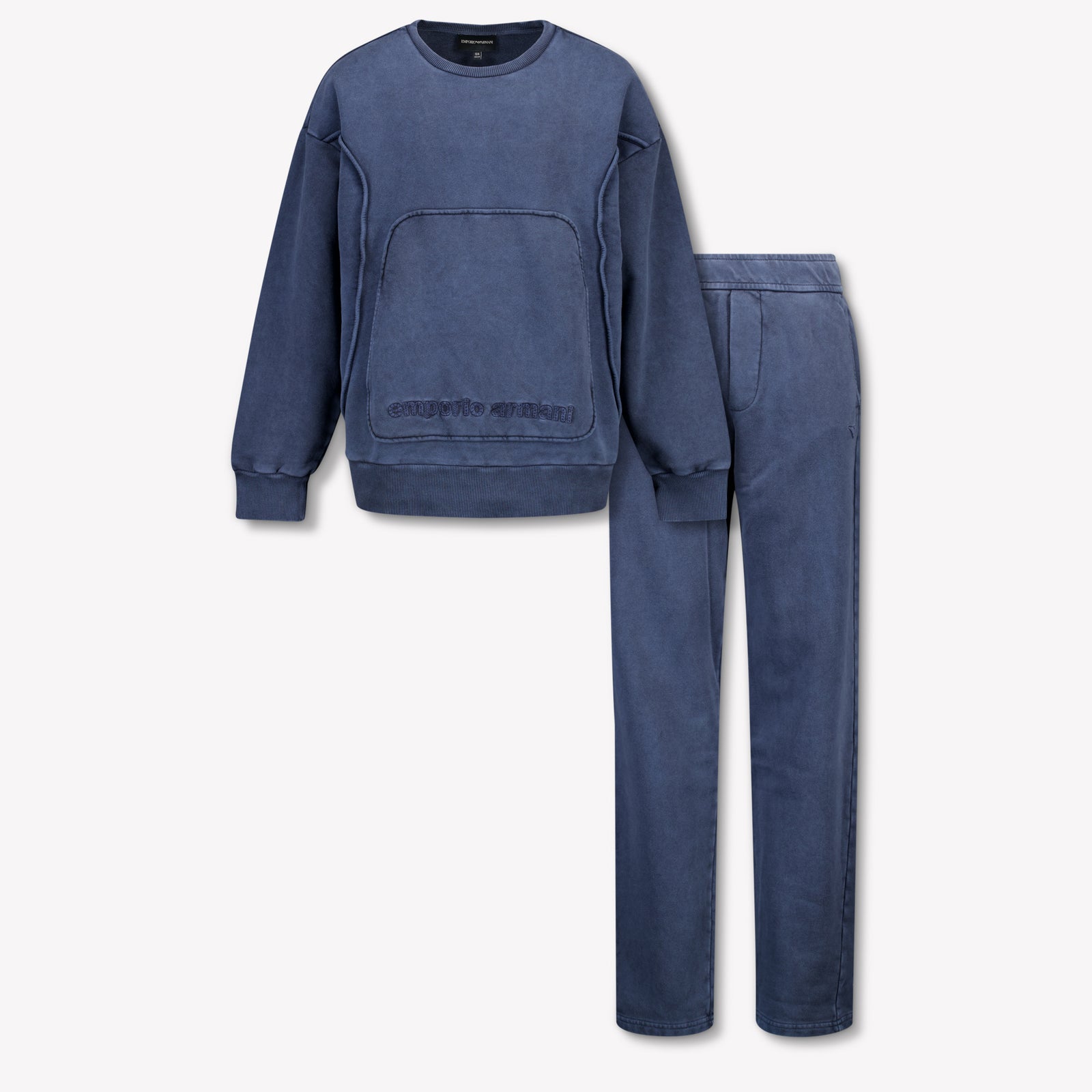 Armani Kinder Jongens Joggingpak In Blauw