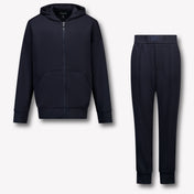 Armani Kinder Jongens Joggingpak In Navy