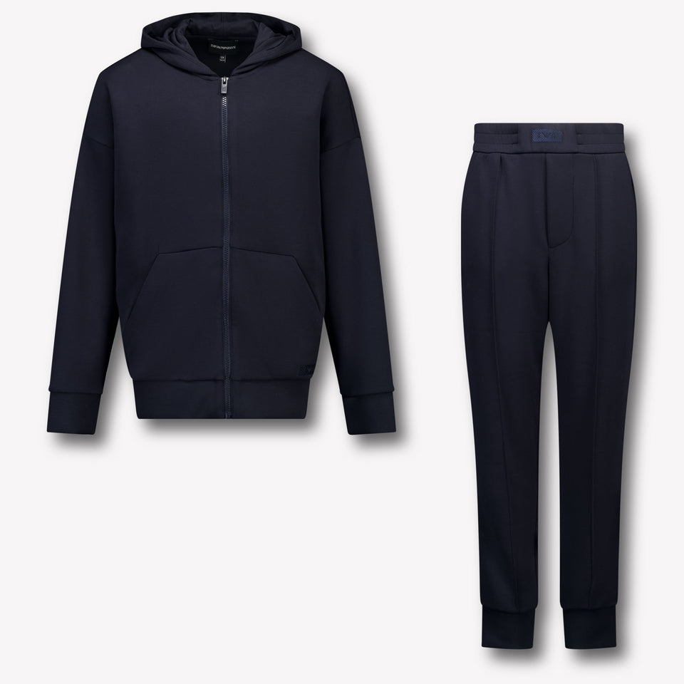 Armani Kinder Jongens Joggingpak In Navy