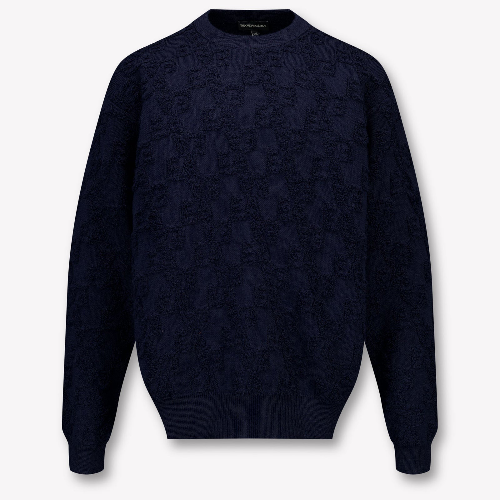 Armani Kids Boys Sweater  Navy
