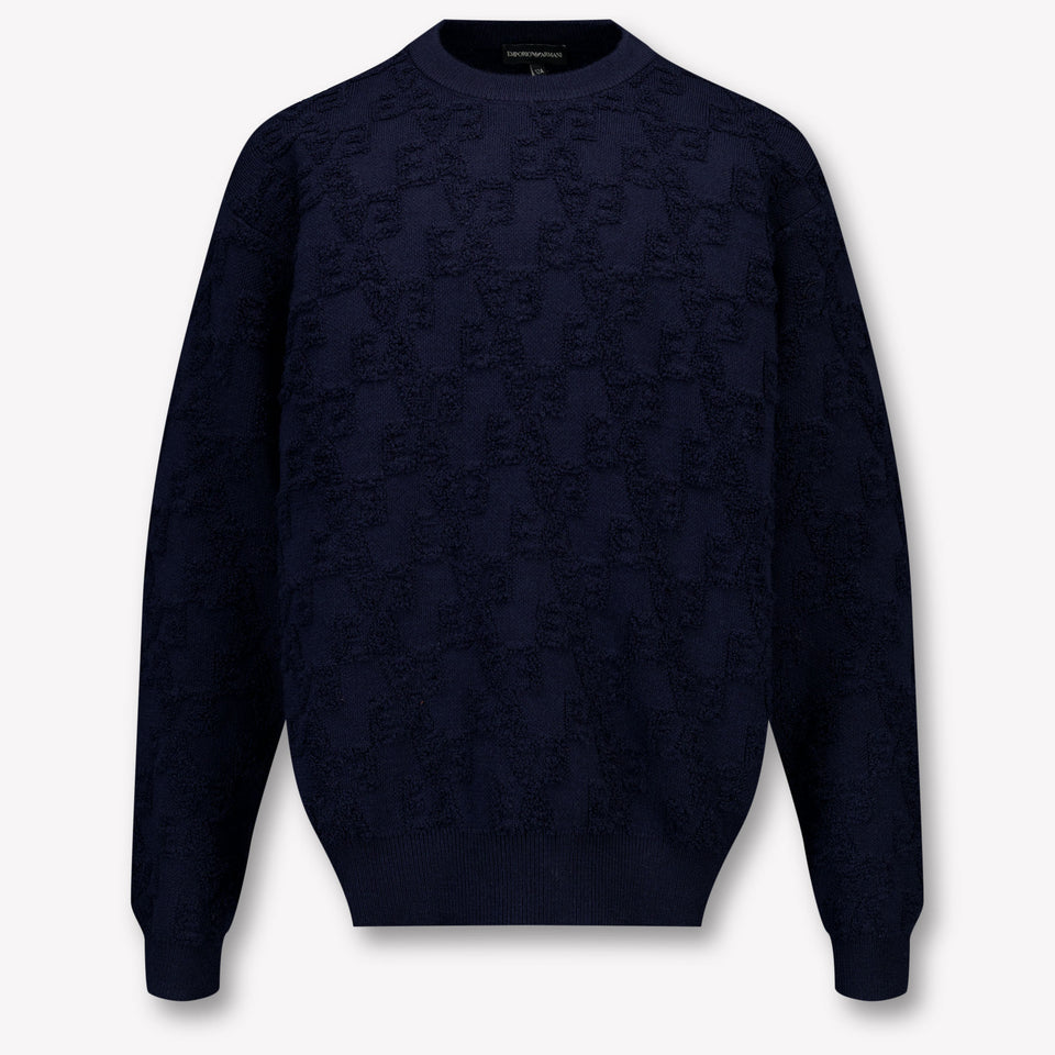 Armani Kinder Jongens Trui In Navy