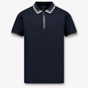 Armani Kids Boys Polo  Navy