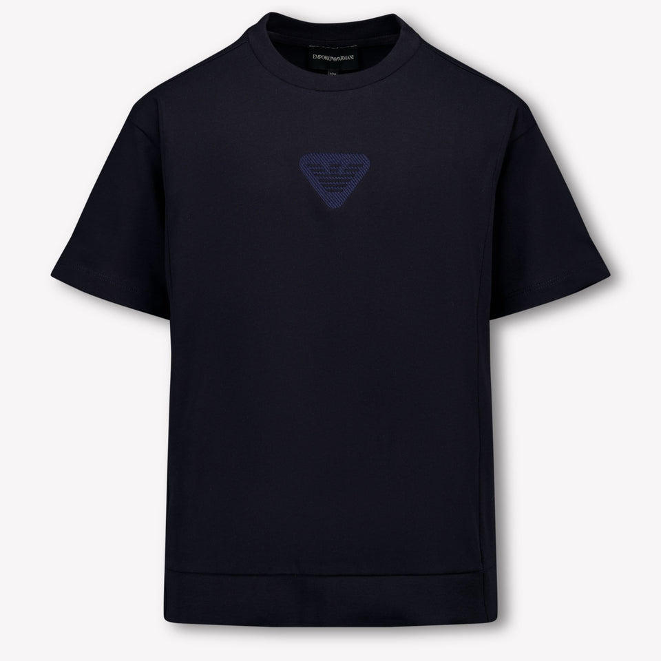 Armani Kinder Jongens T-Shirt In Navy