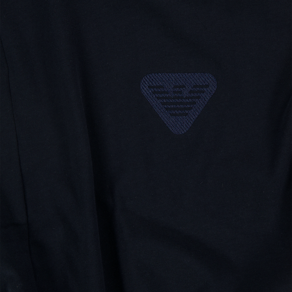 Armani Kinder Jongens T-Shirt In Navy