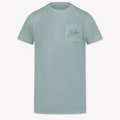 Malelions Kids Boys in T-Shirt Light Blue