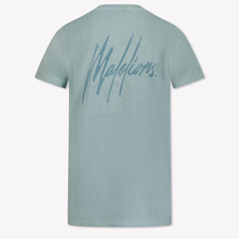 Malelions Kids Boys in T-Shirt Light Blue