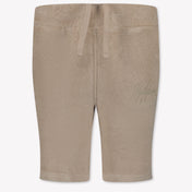 Malelions Kinder Jongens Shorts In Taupe