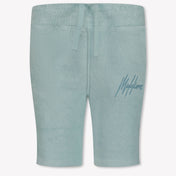 Malelions Kids Boys Shorts In Light Blue