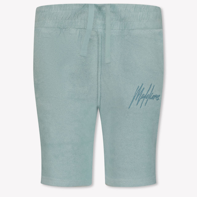 Malelions Kids Boys Shorts In Light Blue