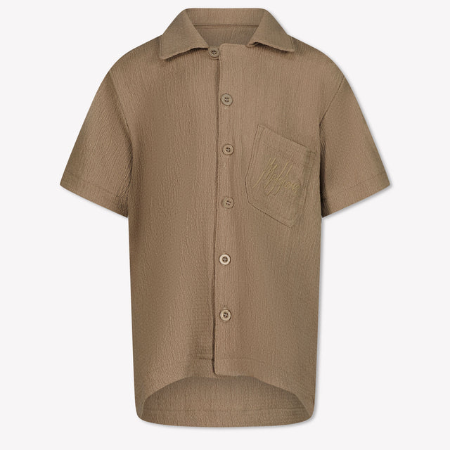 Malelions Kinder Jongens Blouse In Taupe