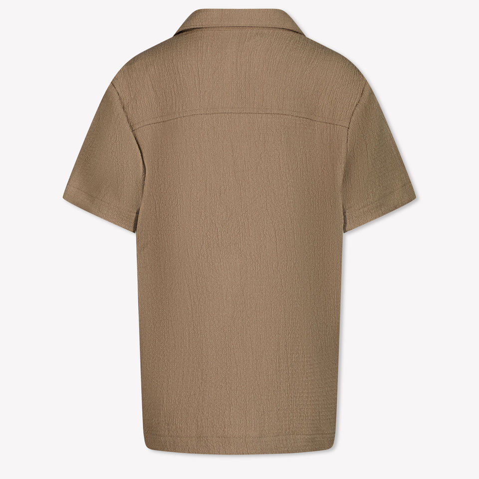 Malelions Kinder Jongens Blouse In Taupe