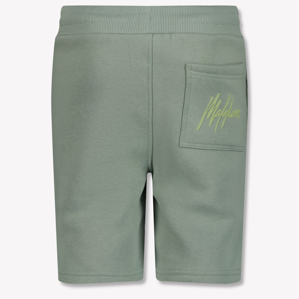 Malelions Kinder Jongens Shorts In Licht Groen