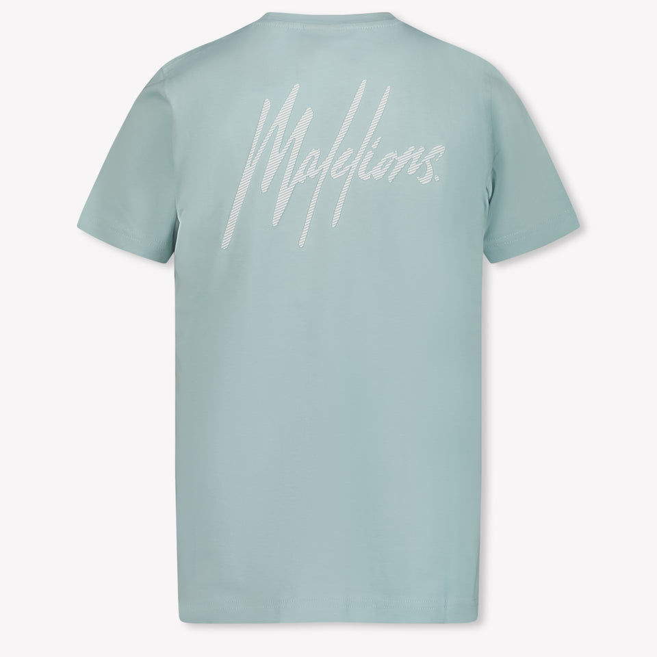 Malelions Kids Boys in T-Shirt Light Blue