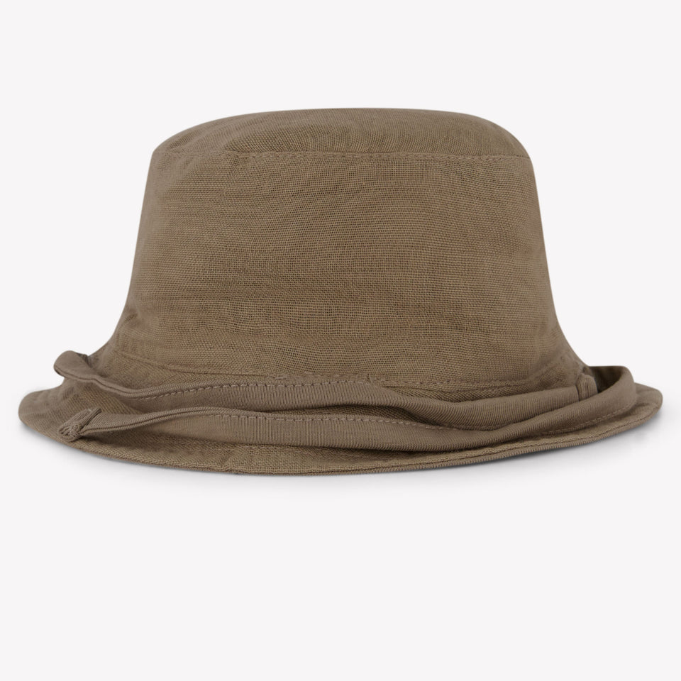 Malelions Baby Boys Hat in Taupe