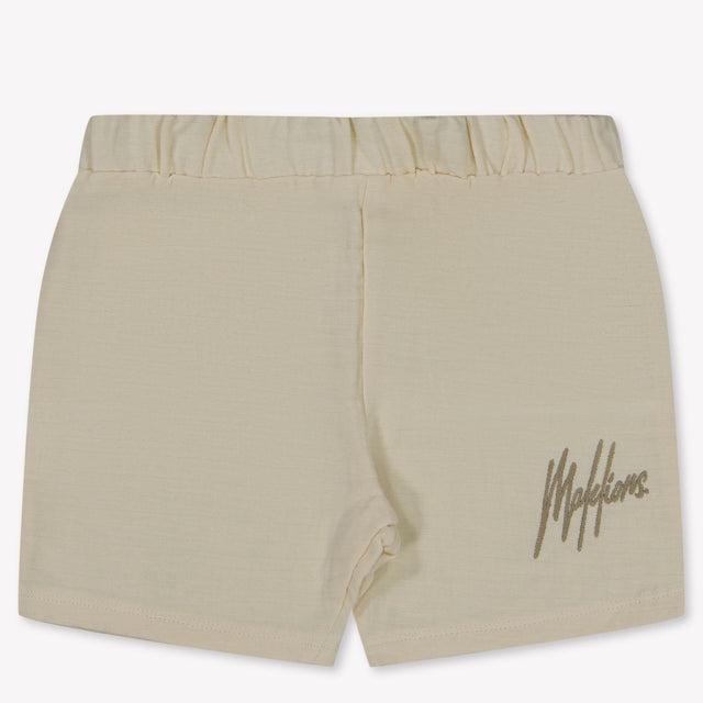 Malelions Baby Boys Shorts In OffWhite