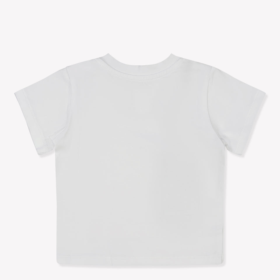 Malelions Baby Boys T-Shirt in White