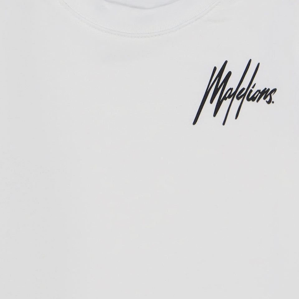 Malelions Baby Boys T-Shirt in White