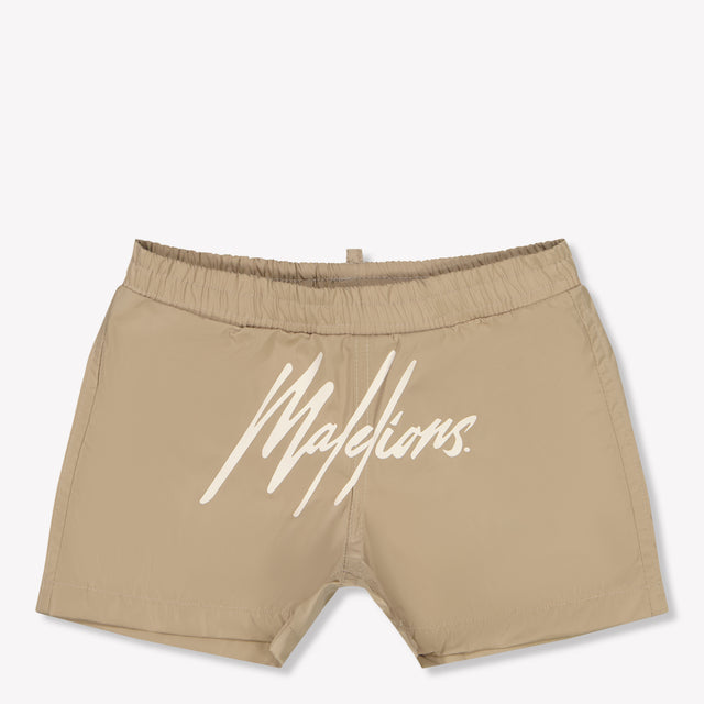 Malelions Baby Boys Swimwear In Taupe